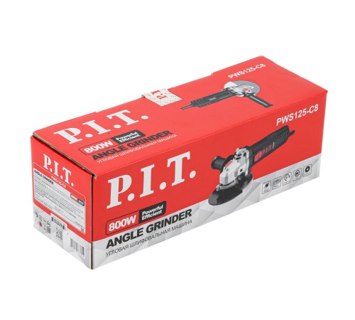 Шлифмашина угловая сетевая P.I.T. PWS125-C8