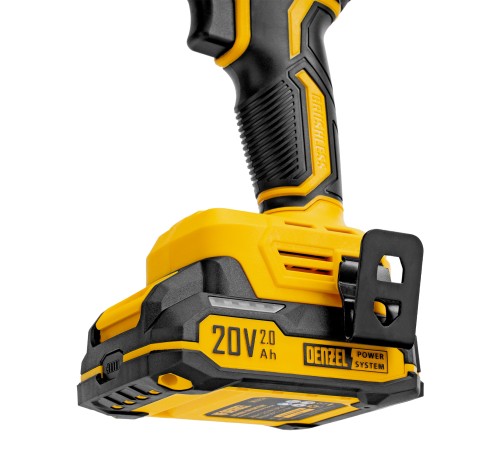 Дрель-шуруповерт аккумуляторная бесщет. CDH-BL-20, Li-Ion, 20 В// Denzel