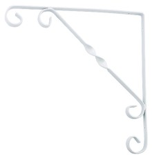 Кронштейн декоративный, 100 х 100 мм, белый Сибртех