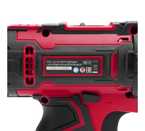 Дрель-шуруповерт аккумуляторная CDS-12, Li-Ion, 12 В// MTX