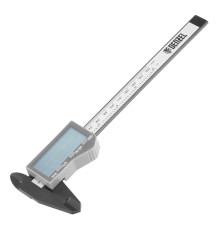 Штангенциркуль пластиковый, 150 мм, электронный, большой дисплей, с глубиномером// Denzel