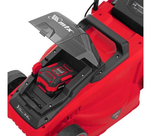 Газонокосилка аккумуляторная бесщеточная CLM-320, 320 мм, травосб. 30 л, Li-Ion, 20 В MTX