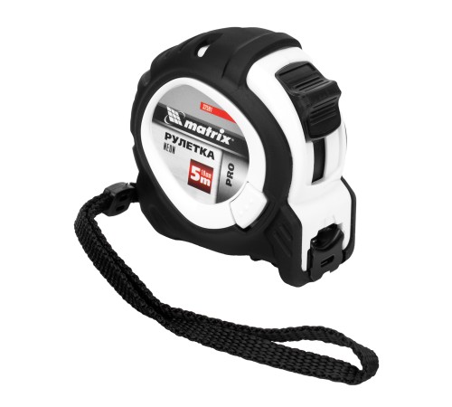 Рулетка Neon,5 м x 19 мм,обрезиненный корпус,3 фиксации,Pro Matrix