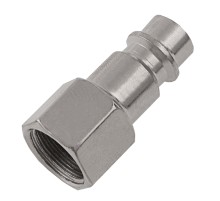 Ниппель универсальный быстросъемный ("папа") 1/4, внутренняя резьба, 2 шт, Stels