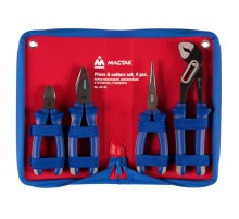Набор пассатижей и бокорезов, 4 предмета, в футляре на молнии МАСТАК 03-4Z