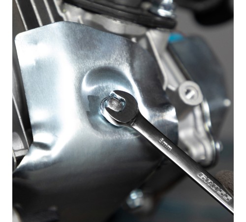 Набор ключей комбинированных с трещоткой, 8-19 мм, 7 шт, CrV Gross