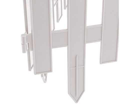 Забор декоративный "Романтика", 28 х 300 см, белый, Palisad Забор декоративный "Романтика", 28 х 300 см, белый, Palisad