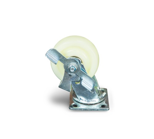 Колесо большегрузное поворотное SCdnb 55 125 
мм полипропиленовое с тормозом Колесо большегрузное поворотное SCdnb 55 125 
мм полипропиленовое с тормозом