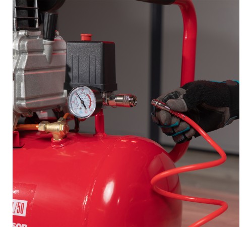 Компрессор воздушный DC1500L/50, 1,5 кВт, 50 л, 210 л/мин MTX