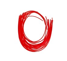 Леска для триммера, d=2.4мм, l=30см, КВАДРАТ, красный, НАРЕЗАННАЯ, 30шт, СОЮЗ