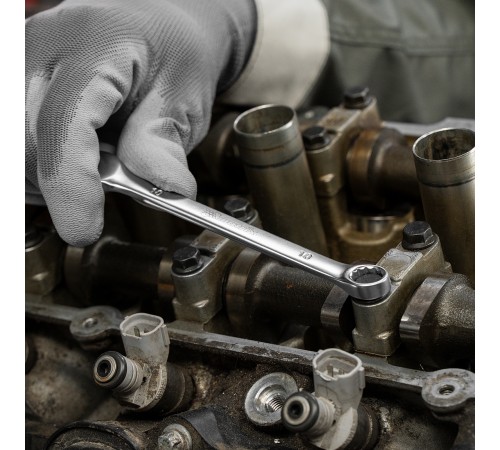 Набор ключей комбинированных, 6-32 мм, 25 шт, CrV, матовый хром Matrix