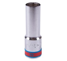 Головка торцевая глубокая шестигранная 1/2", 9/16", дюймовая KING TONY 423518S