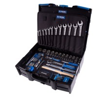 Набор инструментов 112 предметов, универсальный, пластиковый ящик KING TONY 9052-002MRV