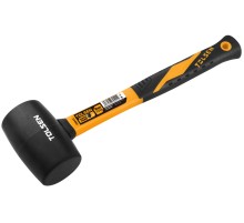 Киянка "GRIPro", 675 г, фибергласовая рукоятка, черная TOLSEN TT25037 Киянка "GRIPro", 675 г, фибергласовая рукоятка, черная TOLSEN TT25037