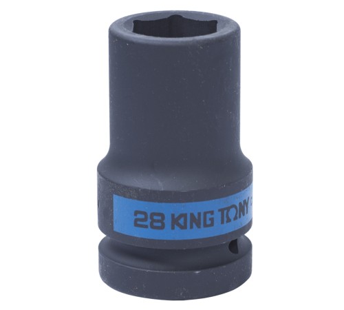 Головка торцевая ударная глубокая шестигранная 1", 28 мм KING TONY 843528M Головка торцевая ударная глубокая шестигранная 1", 28 мм KING TONY 843528M