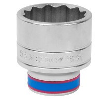 Головка торцевая стандартная двенадцатигранная 3/4", 55 мм KING TONY 633055M Головка торцевая стандартная двенадцатигранная 3/4", 55 мм KING TONY 633055M