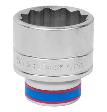 Головка торцевая стандартная двенадцатигранная 3/4", 55 мм KING TONY 633055M