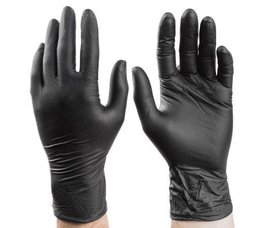 RUNTEC RT-GLVS-XL Перчатки Tenacity нитриловые высокопрочные, размер XL (100 штук)