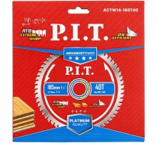 Диск пильный по дереву P.I.T. ACTW14-185T40
