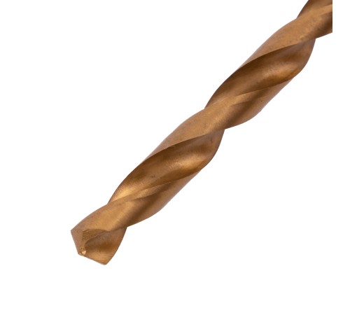 Сверло по металлу, 8 мм, HSS, нитридтитановое покрытие, цилиндрический хвостовик Matrix