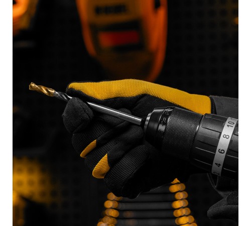 Сверло спиральное по металлу 7,0 x 109мм, Р6М5, Golden Tip, многогранная заточка Denzel