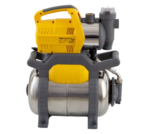 Насосная станция PSХ950X, Х-Pro, 950 Вт, 3300 л/ч, ресивер 24 л, подъем 38 м, нержавейка Denzel