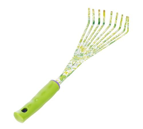 Грабли веерные 9 - зубые, 130 х 415 мм, стальные, пластиковая рукоятка, Flower Green, Palisad Грабли веерные 9 - зубые, 130 х 415 мм, стальные, пластиковая рукоятка, Flower Green, Palisad
