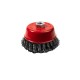 Кордщетка витая чашечная P.I.T. APLS12-R100