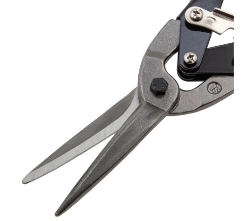 Ножницы по металлу, удлиненные, 290 мм, пряморежущие, обрезиненные рукоятки Sparta