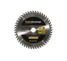 Пильный диск по дереву 160x20/16мм, 48 зубьев, Hanskonner