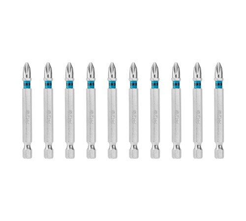 Бита PH2х70мм, сталь S2, шестигр., 10 шт. Gross