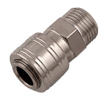 Муфта универсальная быстросъемная ("мама") внешняя резьба 1/2, 1 шт, Stels