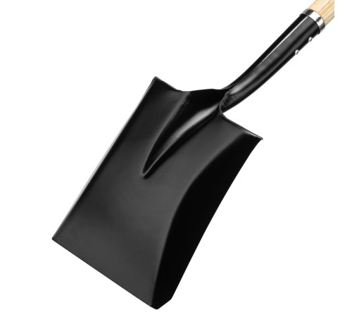 Лопата совковая, 230х285х1500 мм, деревянный лакированный черенок, LUXE Palisad
