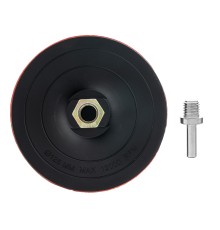 Насадка для дрели и УШМ с липучкой, 125 мм, твердая Matrix