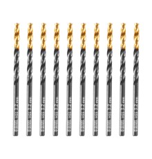 Сверло по металлу, 3,2 мм, HSS-Tin, Golden Tip, 10 шт. Denzel Сверло по металлу, 3,2 мм, HSS-Tin, Golden Tip, 10 шт. Denzel