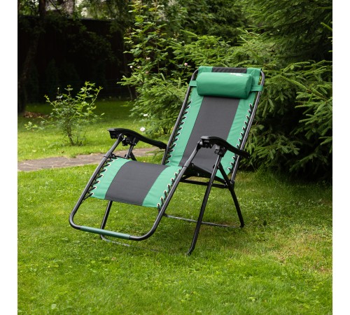 Кресло-шезлонг складное, многопозиционное 160 х 63.5 х 109 cм Camping Palisad