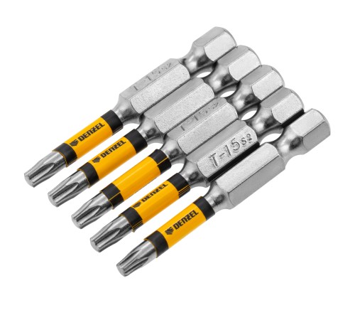 Бита T15x50, 5 шт.// Denzel Бита T15x50, 5 шт.// Denzel