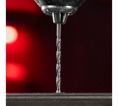 Сверло по металлу, 3 мм, полированное, HSS, 10 шт, цилиндрический хвостовик Matrix