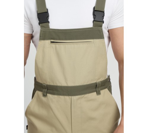 Полукомбинезон Челси CH (тк.Смесовая,270), хаки/бежевый