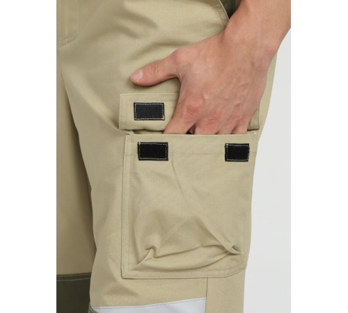 Полукомбинезон Челси CH (тк.Смесовая,270), хаки/бежевый