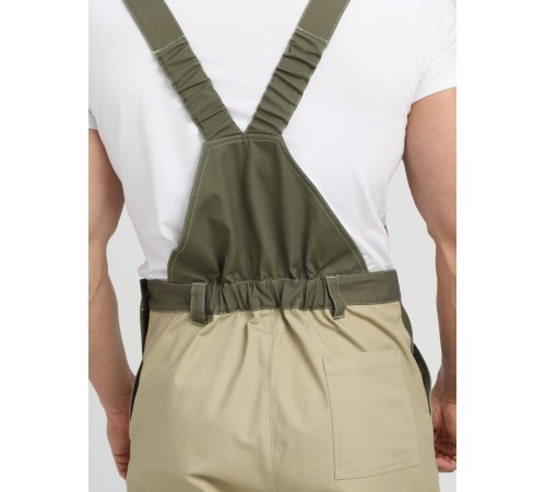 Полукомбинезон Челси CH (тк.Смесовая,270), хаки/бежевый