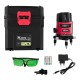 Лазерный уровень CRX-30G, 30 м, зеленый луч, батарейки, резьба 5/8