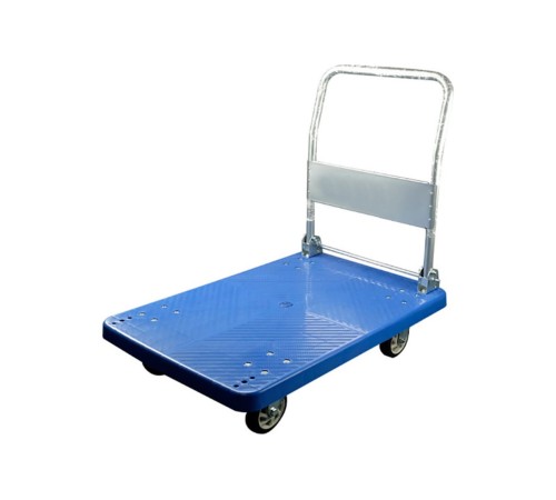 Тележка платформенная пластиковая 250 кг TOR PH250P (800х500) со складной ручкой (резина 125 мм) Тележка платформенная пластиковая 250 кг TOR PH250P (800х500) со складной ручкой (резина 125 мм)