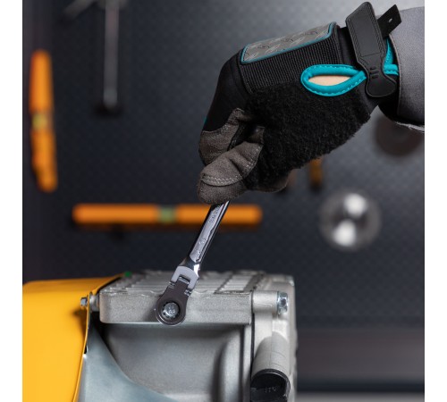 Набор ключей комбинированных, трещеточных шарнирных 8 шт Matrix