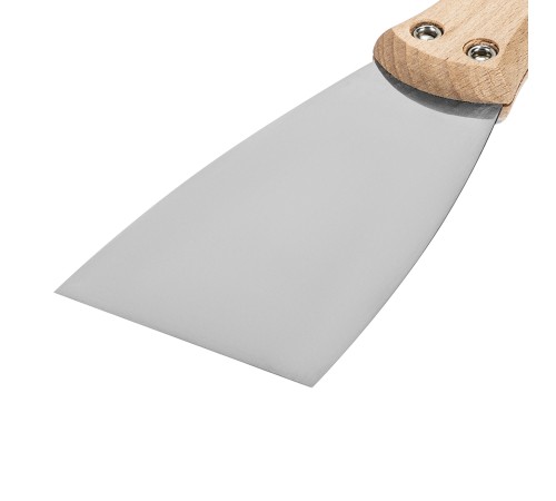 Шпательная лопатка из нержавеющей стали, 60 мм, буковая рукоятка, EFP Matrix