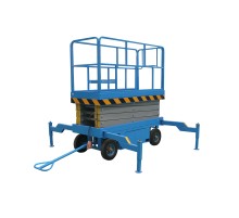 Подъемник ножничный передвижной 500 кг 6/8 м TOR SJY-0,5-6 DC с выдвиж. платф. аккумуляторный (Y)