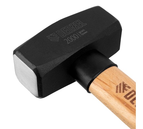 Кувалда, 2000 г, кованая головка, буковая рукоятка Denzel