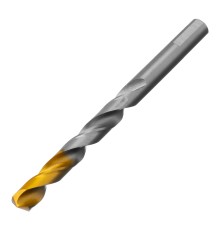 Сверло спиральное по металлу 10 x 133 мм, Р6М5, Golden Tip  Denzel
