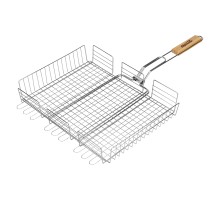 Решетка-гриль 300 х 400 х 65 мм, объемная, хромированная Sparta