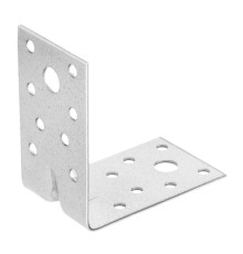 Крепежный уголок усиленный 1.7 мм, KUU 70 x 70 x 40 мм Сибртех